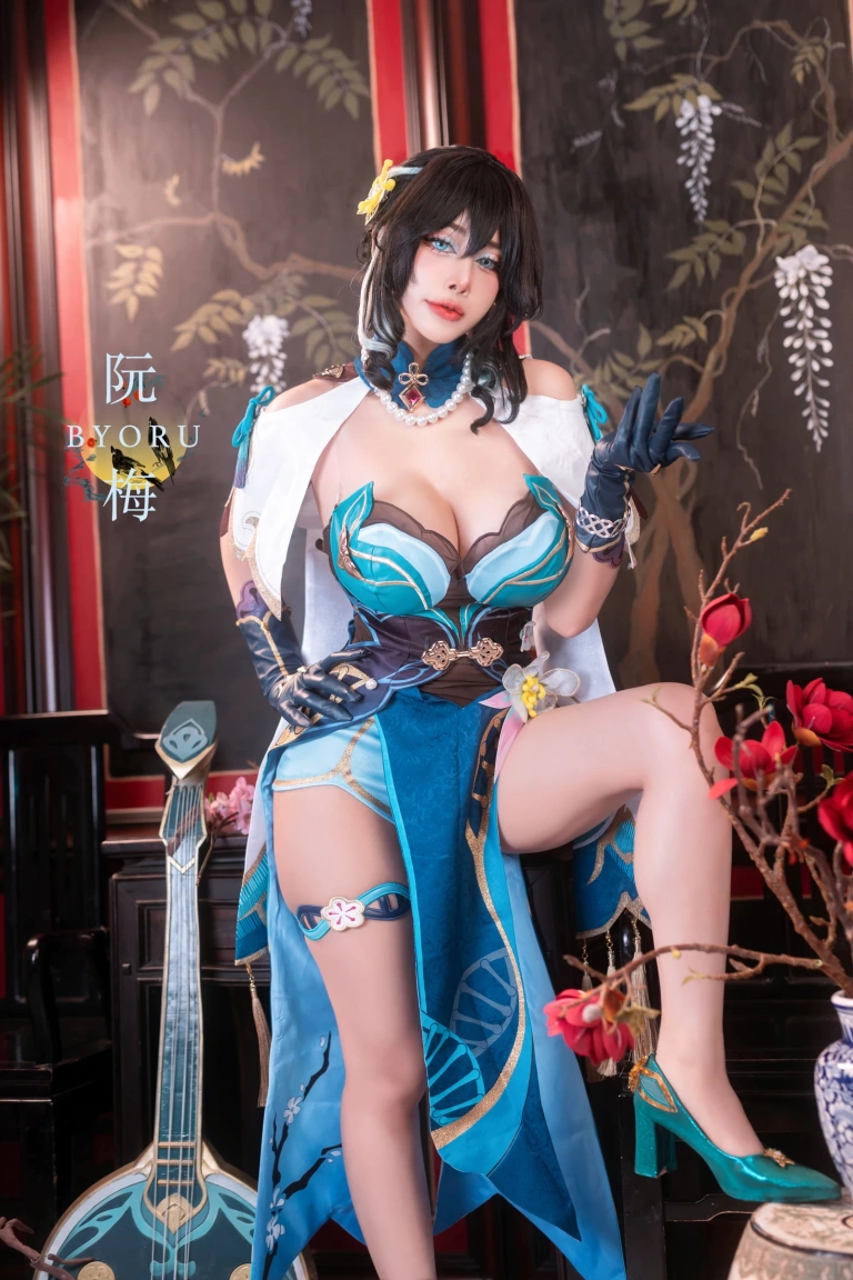 Byoru《Ruan Mei HonkaiStar Rail》主题写真：56张全套美图，含11个视频