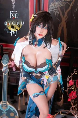 Byoru《Ruan Mei HonkaiStar Rail》主题写真：56张全套美图，含11个视频