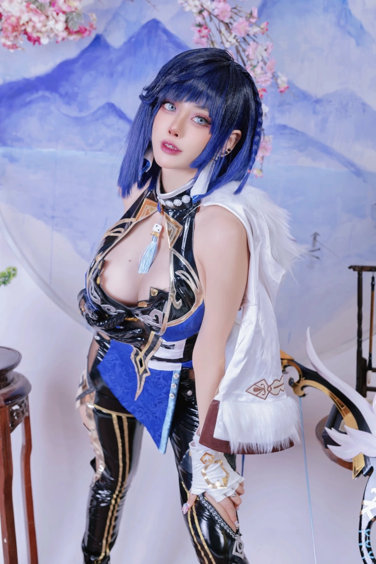Byoru《Yelan Genshin Impact》主题写真：80张全套美图，含9个视频