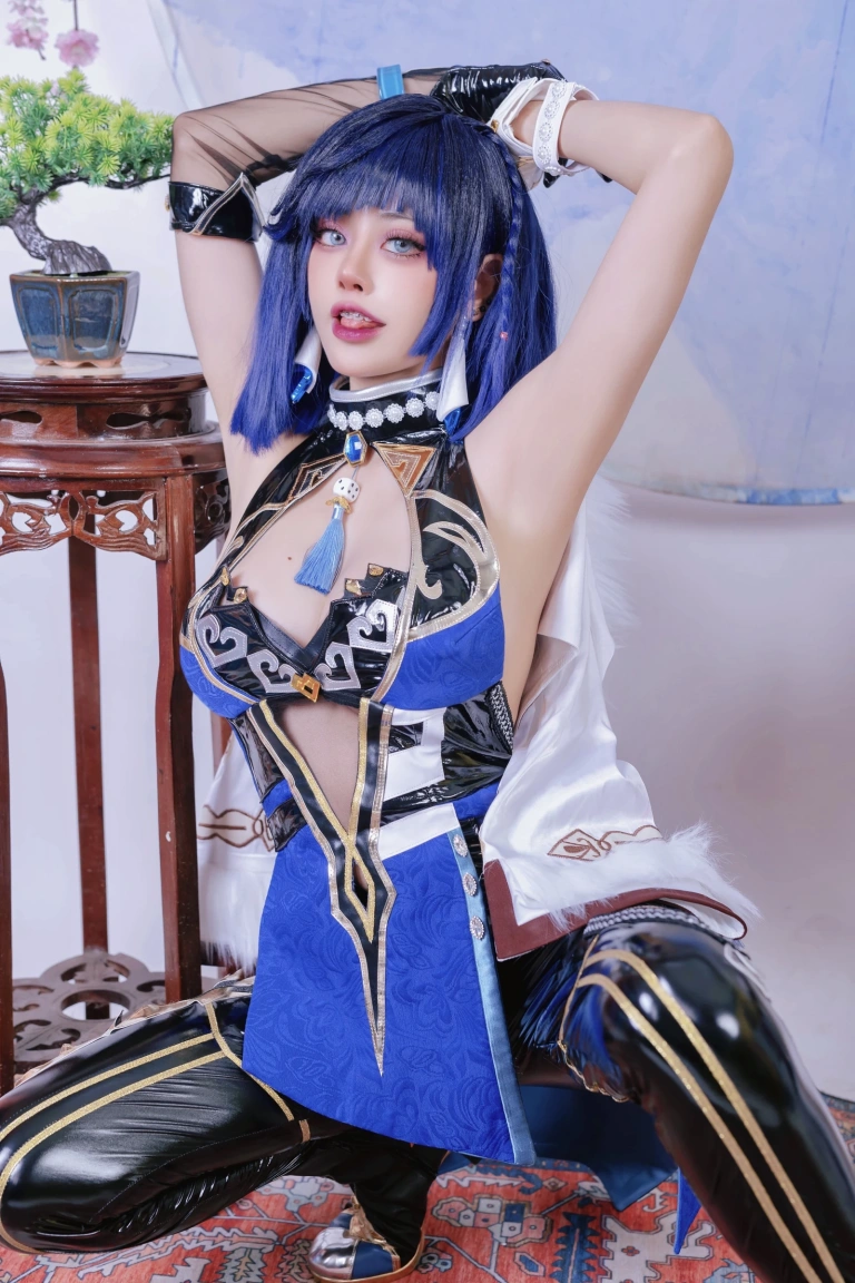 Byoru《Yelan Genshin Impact》主题写真：80张全套美图，含9个视频