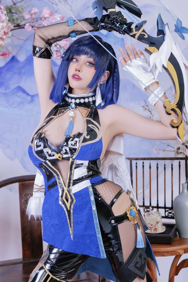 Byoru《Yelan Genshin Impact》主题写真：80张全套美图，含9个视频