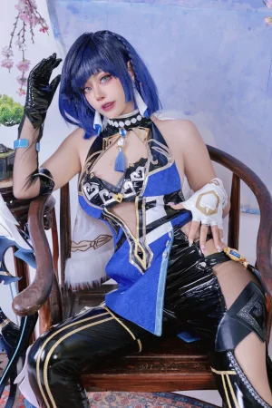 Byoru《Yelan Genshin Impact》主题写真：80张全套美图，含9个视频