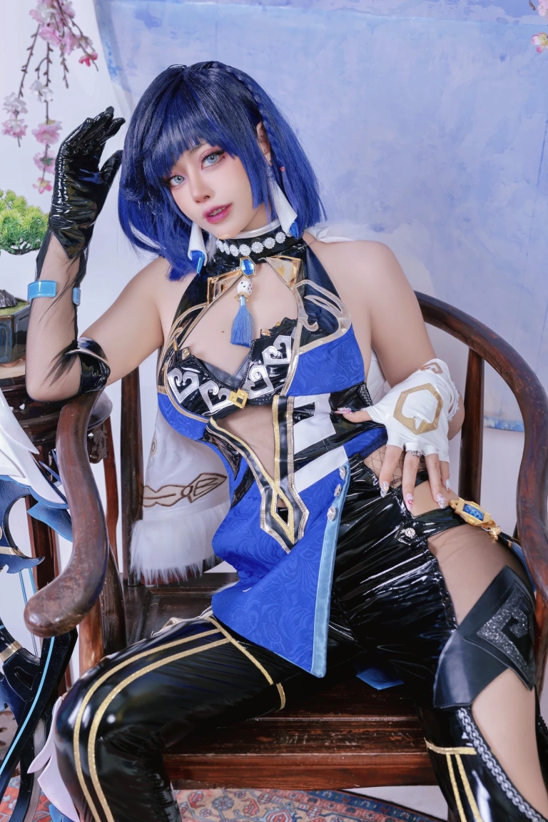 Byoru《Yelan Genshin Impact》主题写真：80张全套美图，含9个视频