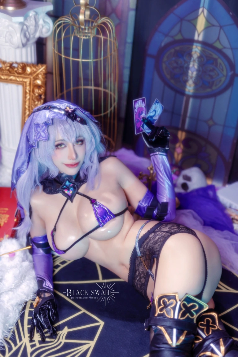 Byoru《Black Swan》主题写真：47张全套美图，含13个视频