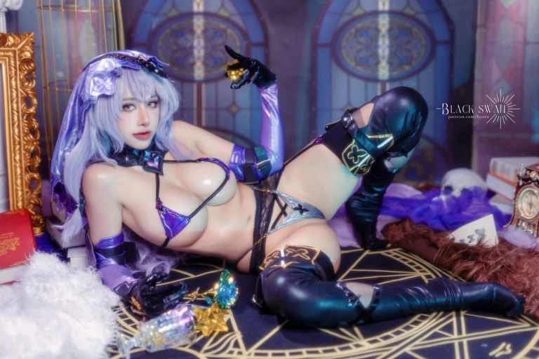 Byoru《Black Swan》主题写真：47张全套美图，含13个视频