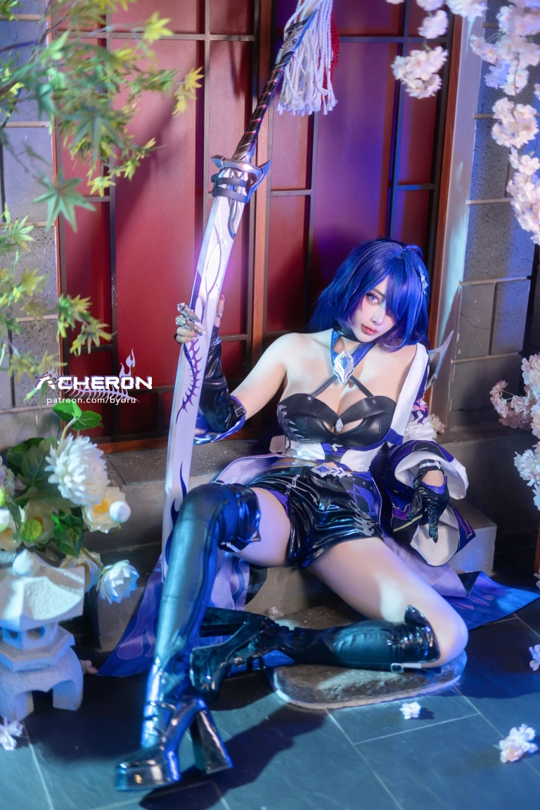 Byoru《Honkai Star Rail Acheron》主题写真：57张全套美图，含11个视频