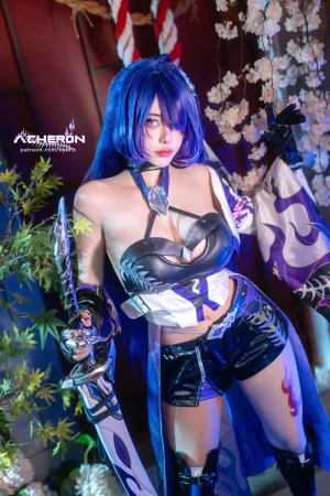 Byoru《Honkai Star Rail Acheron》主题写真：57张全套美图，含11个视频