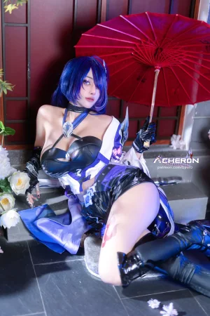 Byoru《Honkai Star Rail Acheron》主题写真：57张全套美图，含11个视频