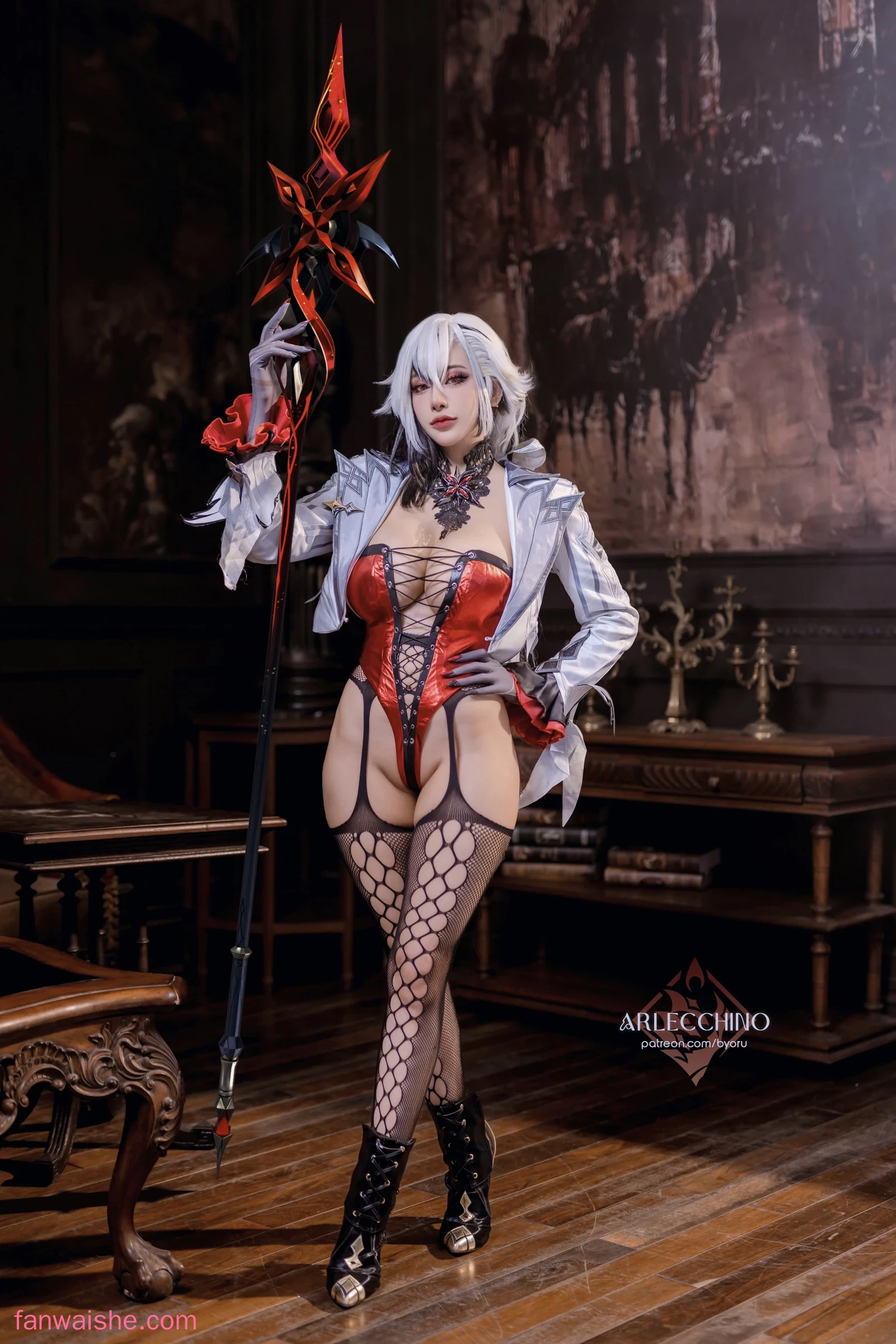 Byoru Byoru NO.174 - Arlecchino Dress 原神 阿蕾奇诺
