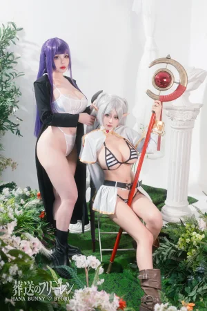 Byoru《Fern and Frieren Sousou no Frieren（& Hana Bunny）》主题写真：24张全套美图