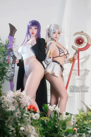 Byoru《Fern and Frieren Sousou no Frieren（& Hana Bunny）》主题写真：24张全套美图