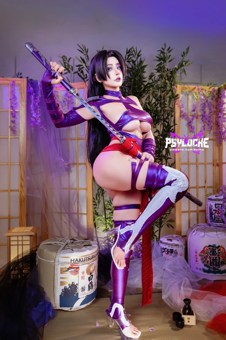 Byoru《Psylocke – Marvel Rivals》主题写真：67张全套美图，含28个视频