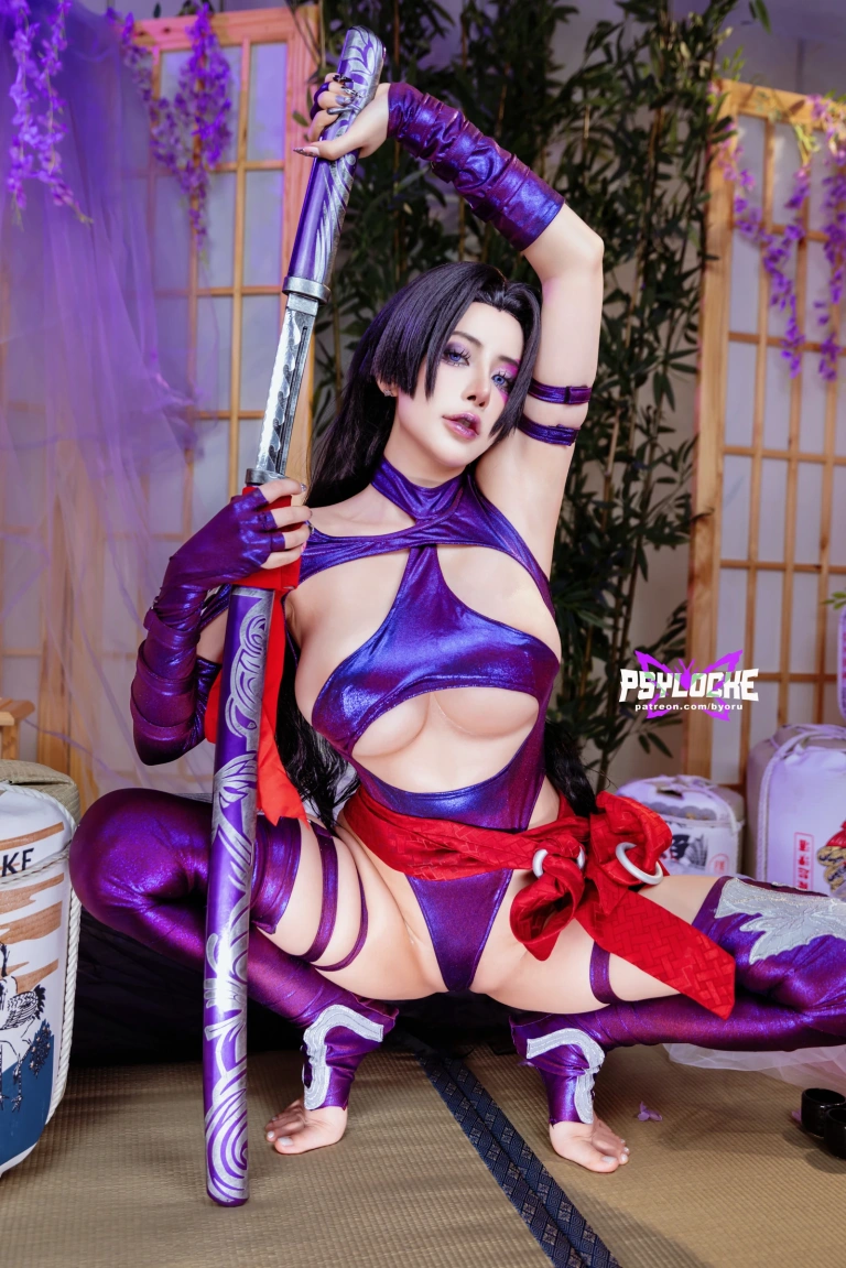 Byoru《Psylocke – Marvel Rivals》主题写真：67张全套美图，含28个视频