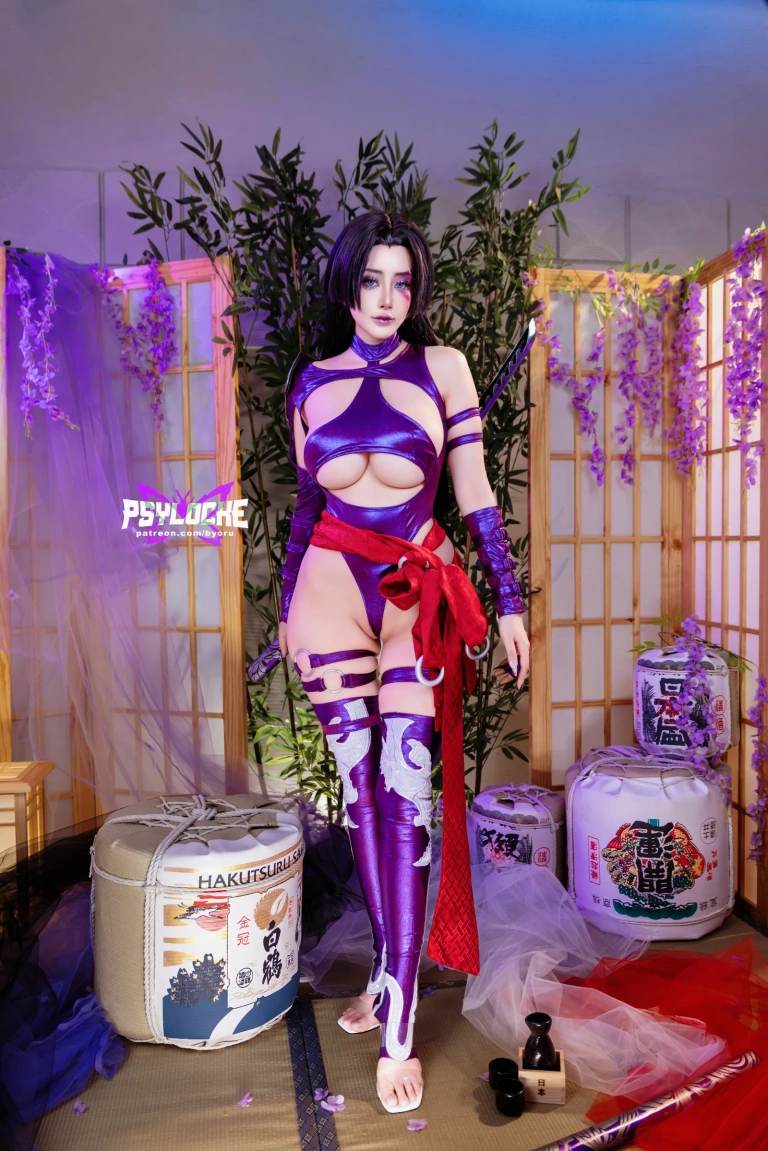 Byoru《Psylocke – Marvel Rivals》主题写真：67张全套美图，含28个视频