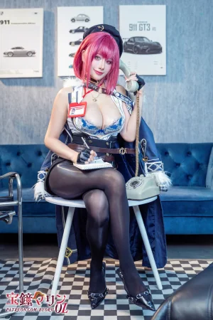 Byoru《Houshou Marine OL》主题写真：75张全套美图，含28个视频