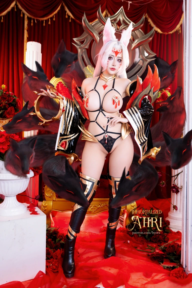Byoru《Ahri Immortalized》主题写真：54张全套美图，含16个视频