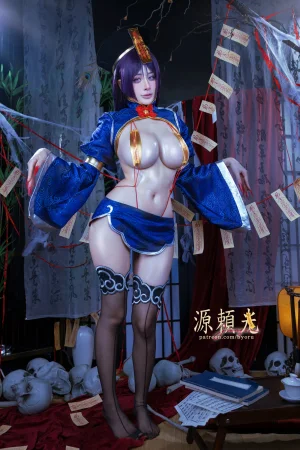 Byoru《Raikou Jiangshi》主题写真：63张全套美图，含20个视频