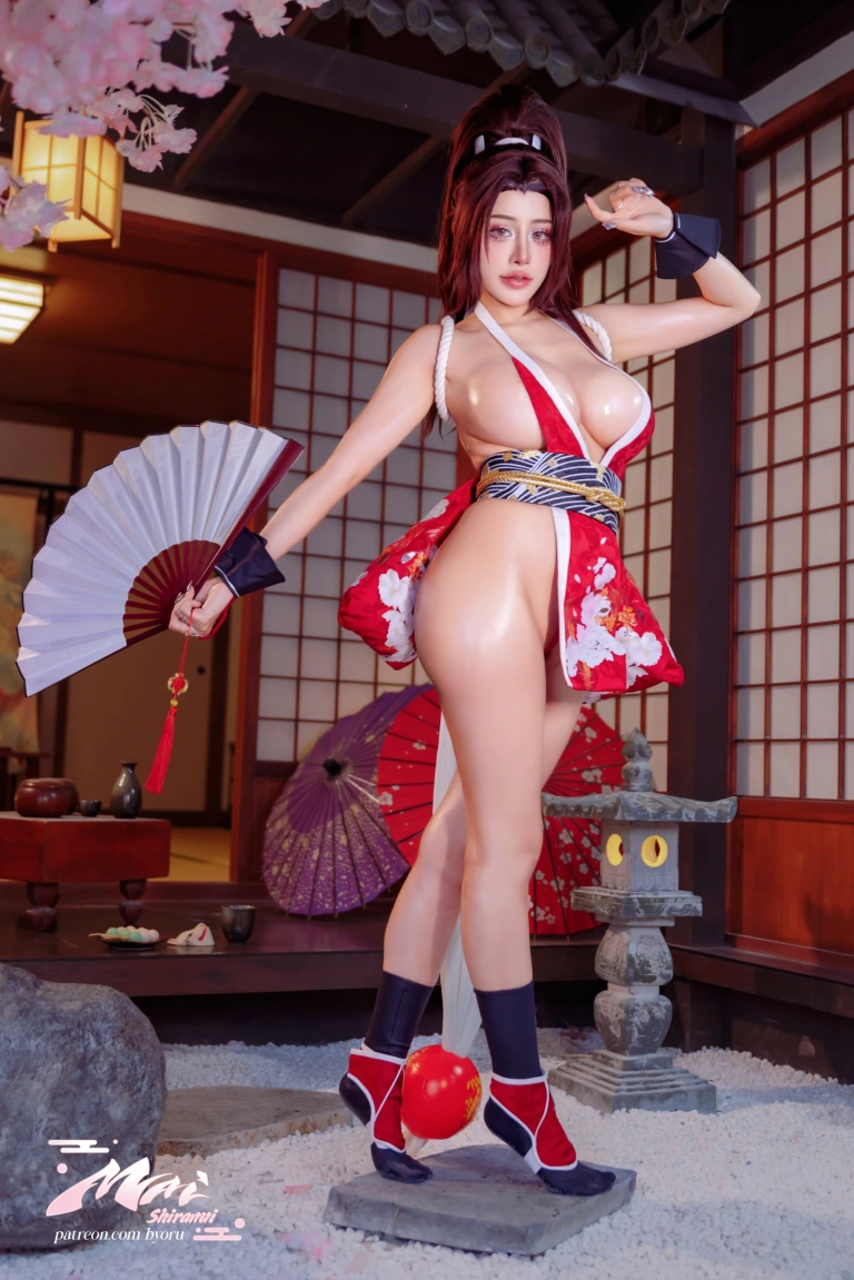 Byoru《不知火舞》主题写真：55张全套美图，含19个视频