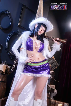 Byoru《Nico Robin – One Piece》主题写真：83张全套美图，含30个视频