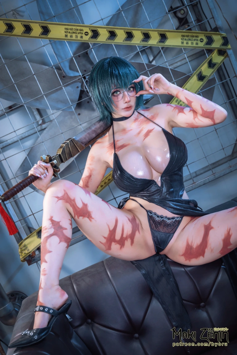 Byoru《Maki – Jujutsu Kaisen（Power Up Ver.）》主题写真：70张全套美图，含26个视频