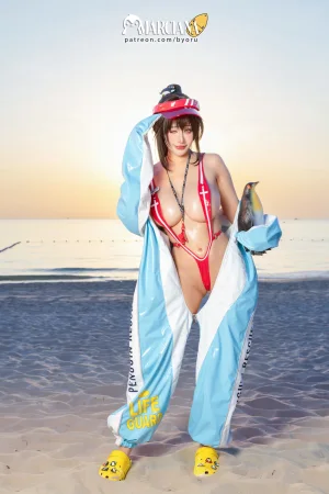 Byoru《NIKKE Marciana Marine Study》主题写真：69张全套美图，含23个视频