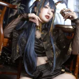 切切celia《明日方舟 陈 音律联觉》主题写真：12张全套美图
