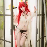 切切celia《明日方舟 史尔特尔泳装》主题写真：27张全套美图
