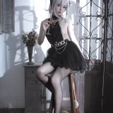 切切celia《明日方舟 W 礼服》主题写真：20张全套美图