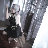 切切celia《明日方舟 W 礼服》主题写真：20张全套美图