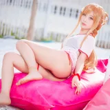 切切celia《亚丝娜泳装》主题写真：21张全套美图