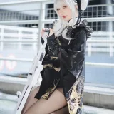 切切celia《布兰浴衣》主题写真：17张全套美图