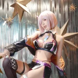 切切celia《FGO 玛修赛车服》主题写真：23张全套美图