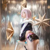 切切celia《FGO 玛修赛车服》主题写真：23张全套美图