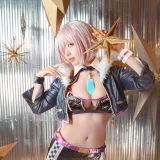 切切celia《FGO 玛修赛车服》主题写真：23张全套美图