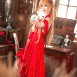 切切celia《刀剑神域 亚丝娜礼服》主题写真：28张全套美图