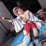 切切celia《NIKKE 黑红莲》主题写真：39张全套美图