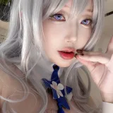 切切celia《碧蓝航线 信浓兔女郎自拍》主题写真：16张全套美图，含3个视频