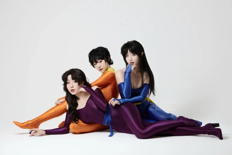 切切celia《猫眼三姐妹》主题写真：32张全套美图