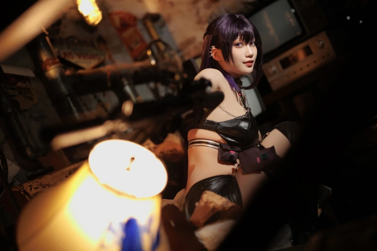 Cien恩恩《NIKKE 胜利女神 米哈拉》主题写真：21张全套美图