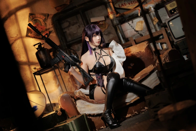 Cien恩恩《NIKKE 胜利女神 米哈拉》主题写真：21张全套美图