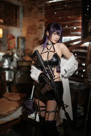 Cien恩恩《NIKKE 胜利女神 米哈拉》主题写真：21张全套美图