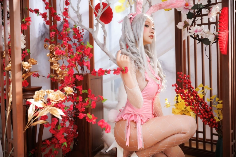 Cien恩恩《兔年兔兔》主题写真：34张全套美图