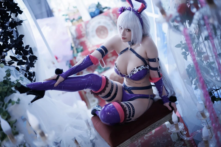 Cien恩恩《黑贞兔女郎》主题写真：30张全套美图
