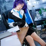 Cien恩恩《碧蓝档案 早濑优香》主题写真：37张全套美图
