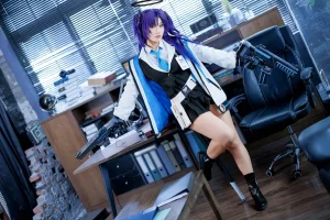 Cien恩恩《碧蓝档案 早濑优香》主题写真：37张全套美图
