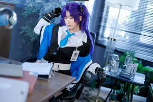 Cien恩恩《碧蓝档案 早濑优香》主题写真：37张全套美图