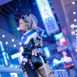 Cien恩恩《崩坏·星穹铁道-银狼》主题写真：29张全套美图