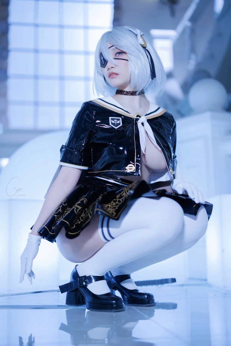 Cien恩恩《2B JK制服》主题写真：32张全套美图
