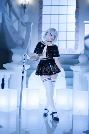 Cien恩恩《2B JK制服》主题写真：32张全套美图