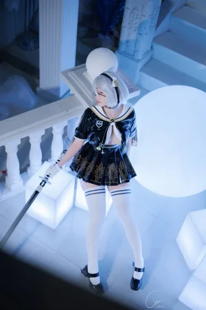 Cien恩恩《2B JK制服》主题写真：32张全套美图